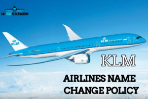 What is KLM Airlines Name Change Policy?